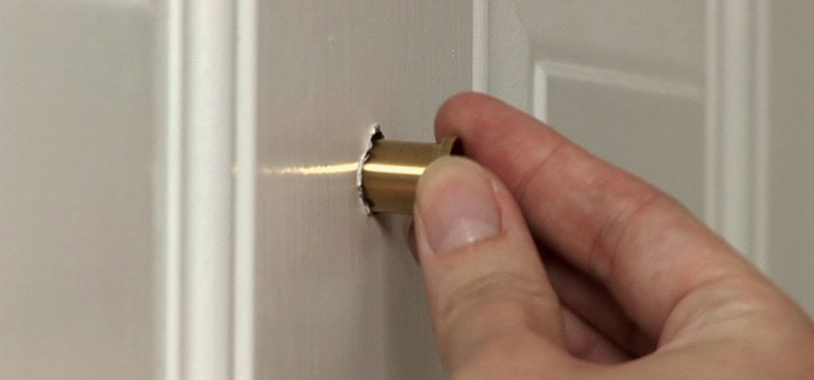 peephole door repair in East Porterville