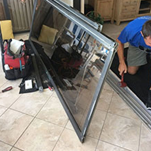 sliding glass door frame repair East Porterville